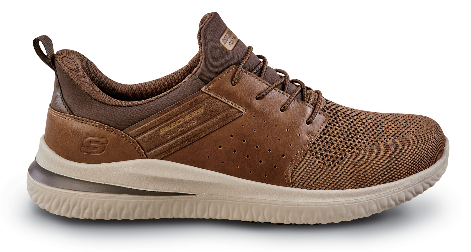 SSK200366CDB Men's Collin MaxTRAX® Soft Toe Slip-On Oxford