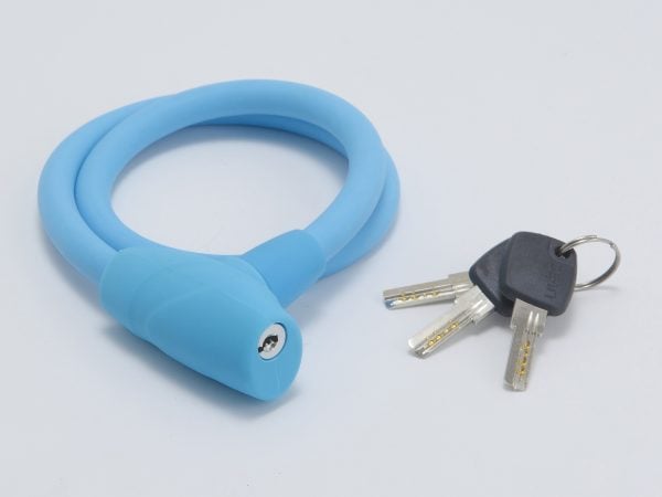 シリコンケーブルロック 60cm ｜パーツ・用品・自転車商品｜㈱サギサカ