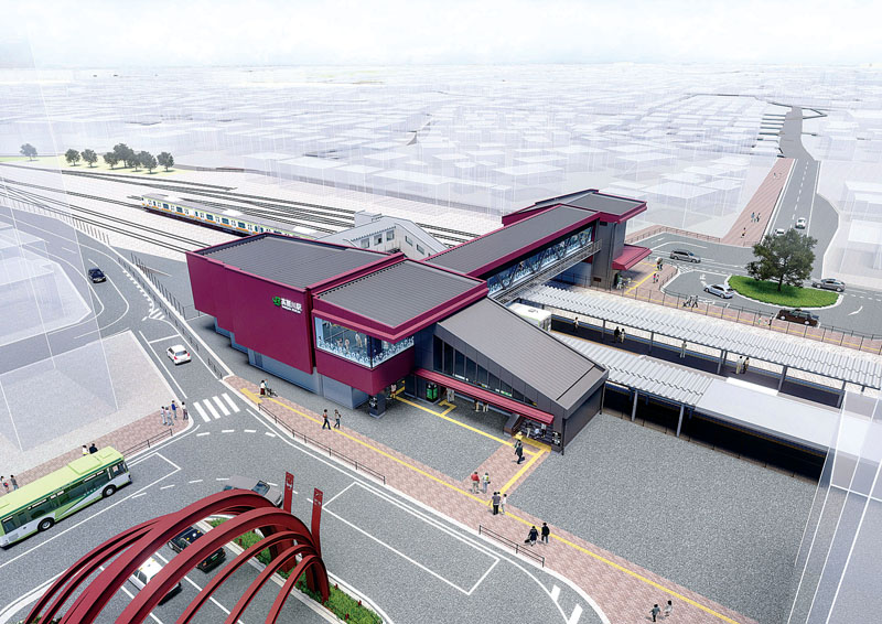 JR高麗川駅、新たに整備 東西通路など26年完成へ 工費33億6千万円は市