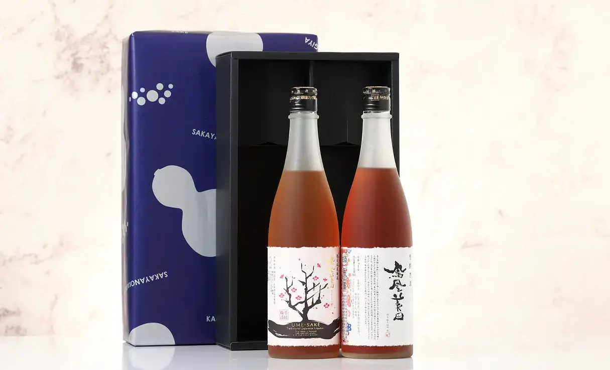 鳳凰美田 熟成秘蔵梅酒・芳醇あんず酒 ギフトセット | 小林酒造/鳳凰