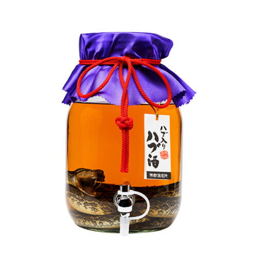 夫婦ハブ入り酒 蛇口付 35度 / 3000ml - さきたりや - 南都酒造所 公式