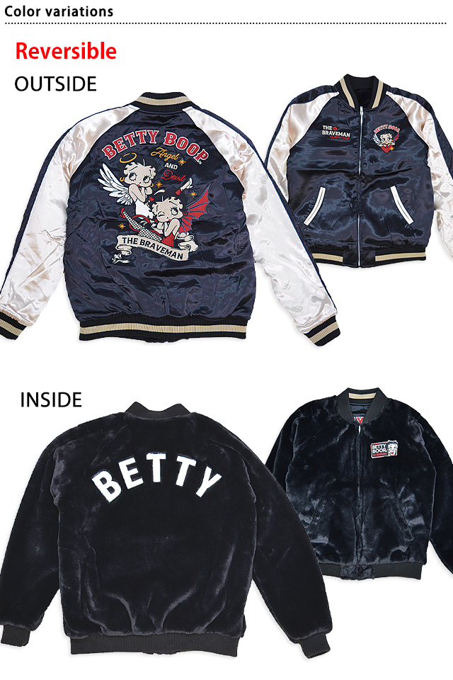 BR×BETTYコラボ ファースカジャン The BRAVE-MAN BBB-2358 ブレイブ