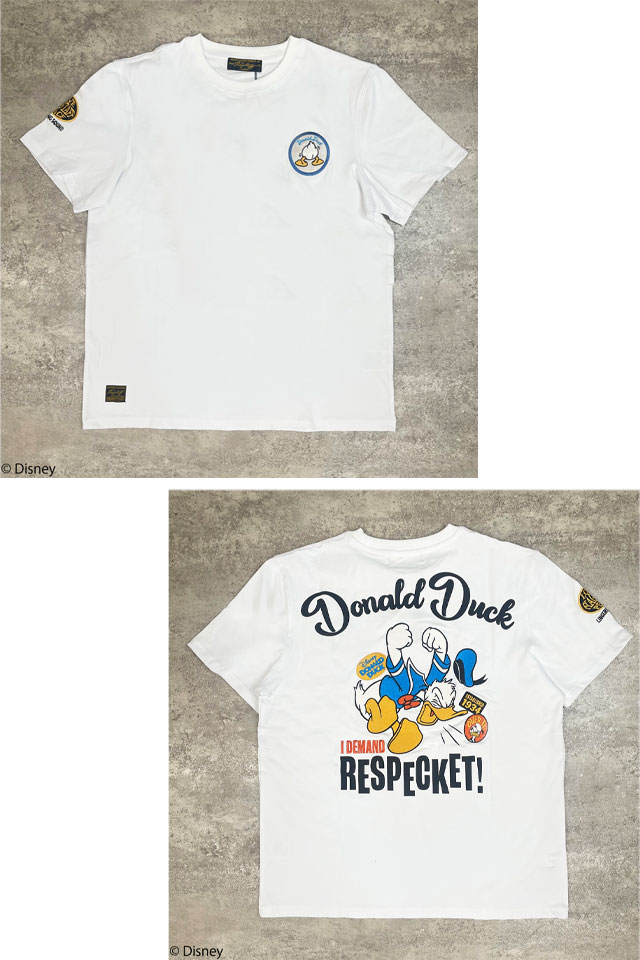 フラッグスタッフ×ミッキー ドナルドダック半袖Tシャツ Flagstaff