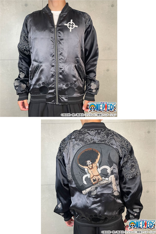 絡繰魂×ONE PIECE 英雄リバーシブルスカジャン「バーソロミュー・くま