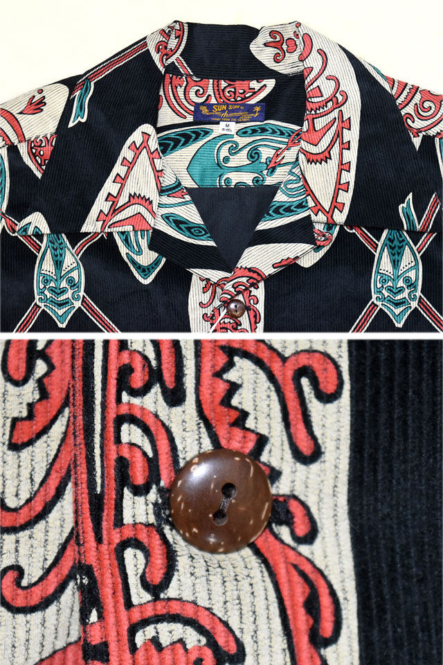 GOD'S SHIELD」コーデュロイ長袖オープンシャツ SUN SURF SS29581