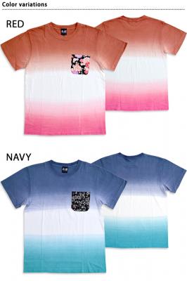 サクラスタイル15周年企画別注 ダブルグラデーション染め半袖Tシャツ