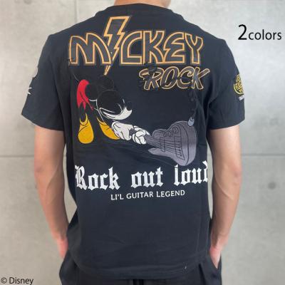 フラッグスタッフ×ミッキー ミッキーロック半袖Tシャツ Flagstaff