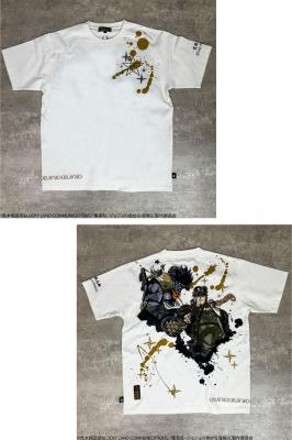 絡繰魂×ジョジョの奇妙な冒険コラボ 空条承太郎半袖Tシャツ 絡繰魂