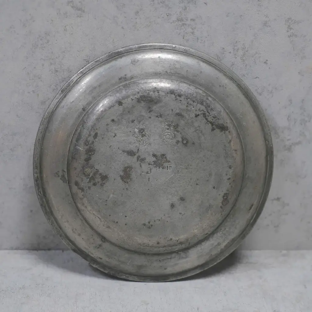 アンティークエタン花リムプレートV アンティーク雑貨 | 雑貨と