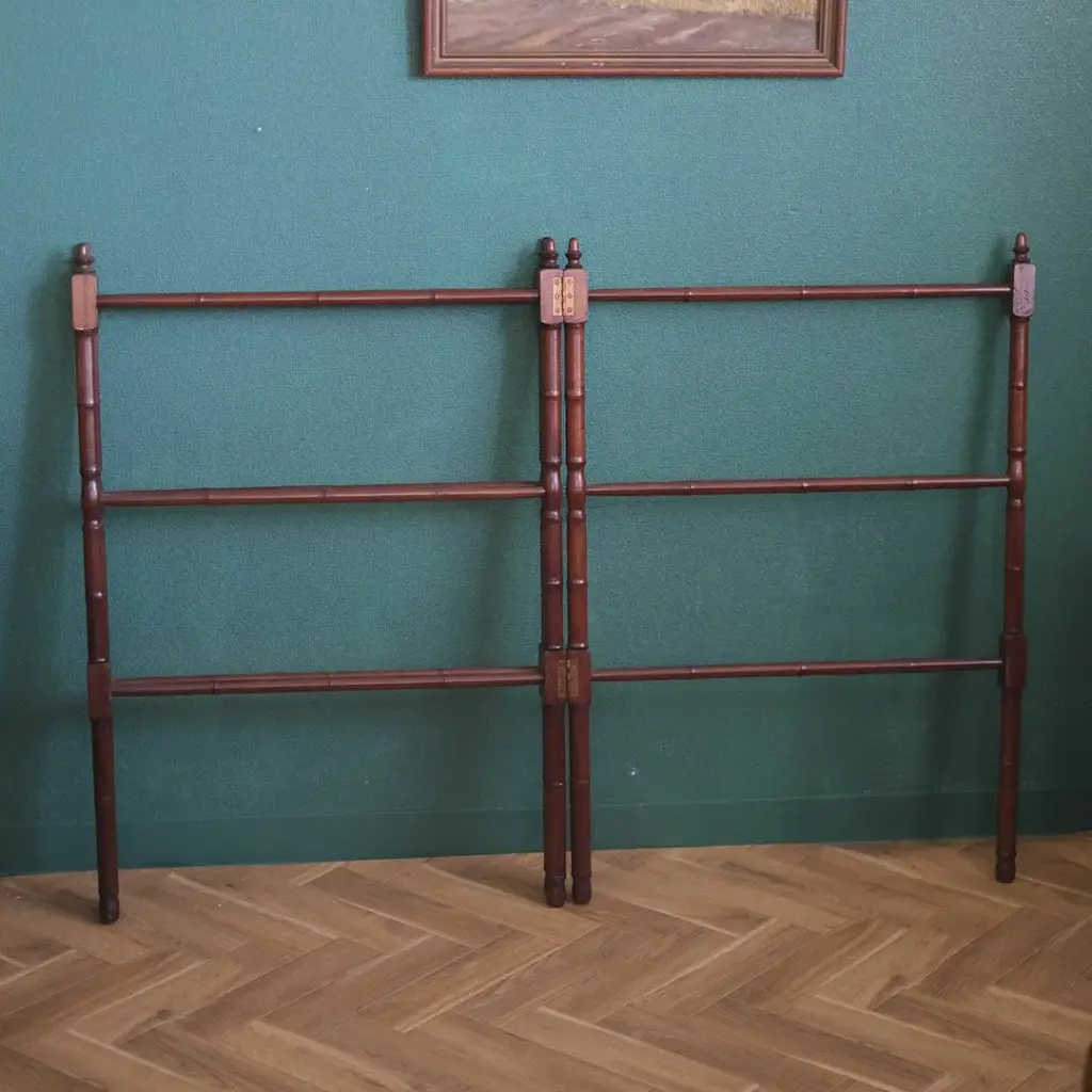 アンティーク タオルラック フランス 折り畳み式 タオルハンガー