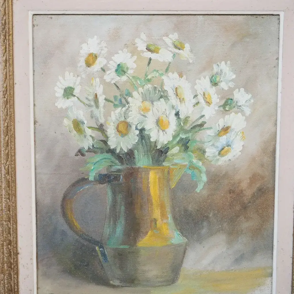 ヴィンテージピクチャー 油絵 イギリス 絵画 | 雑貨とアンティークのお