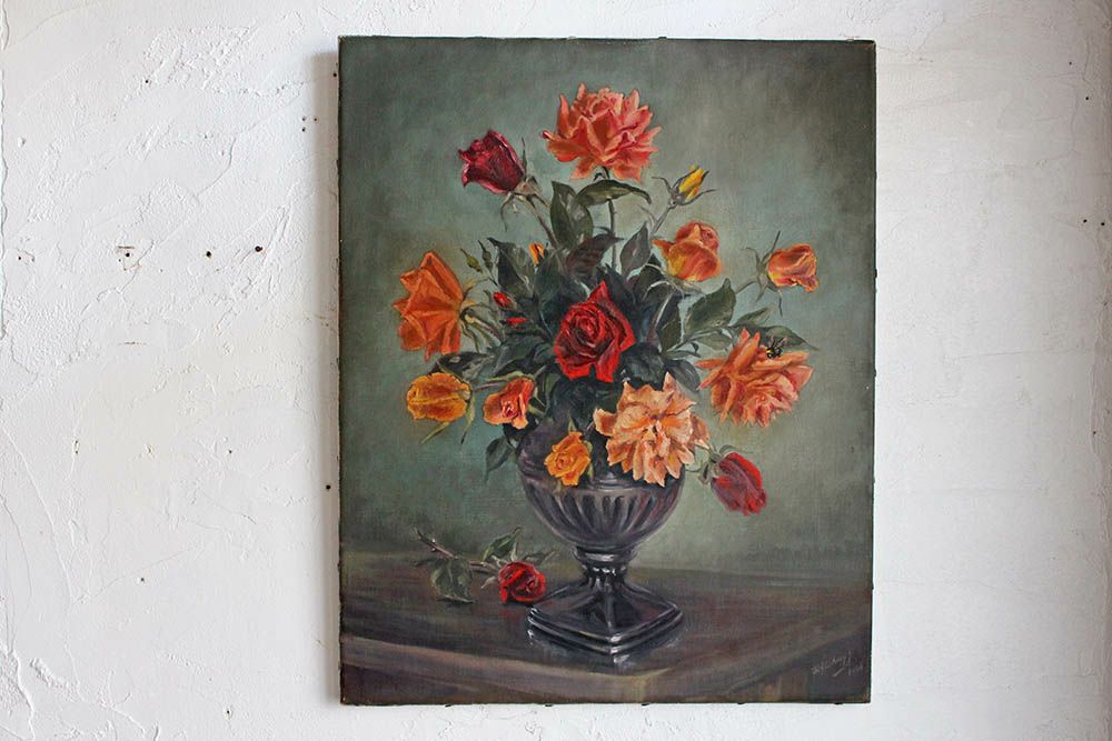 ヴィンテージ絵画/薔薇 | 雑貨とアンティークのお店MALTOの入荷