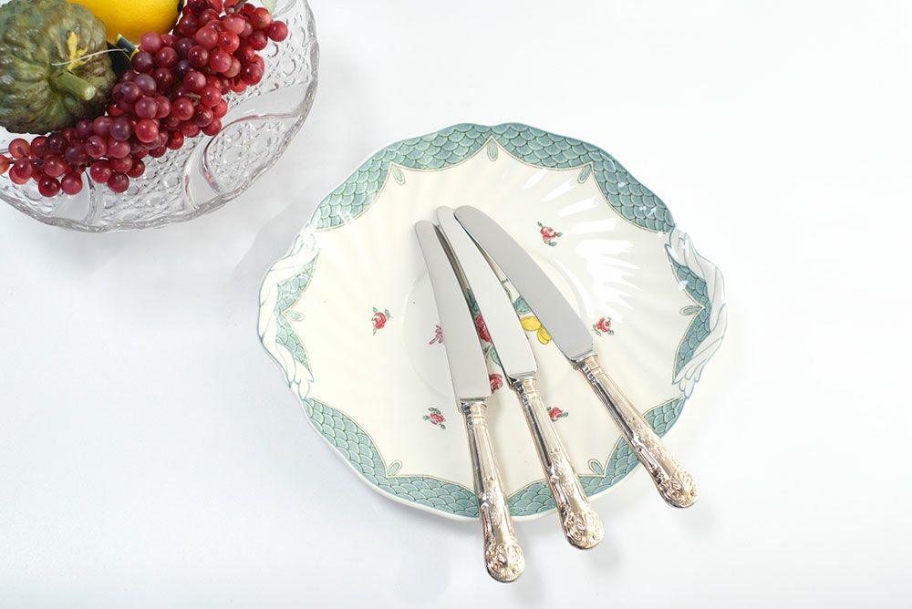 ヴィンテージ シルバープレート ディナーナイフ イギリス キングス