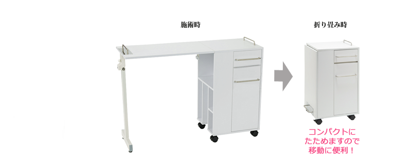 ネイルサロン用ネイルテーブル（ネイルデスク）を格安で卸売します