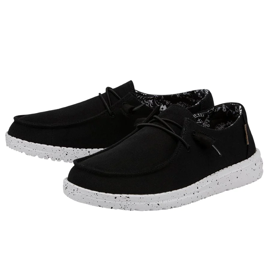 Women's Hey Dude Wendy Black Odyssey - Saltwell Western Store