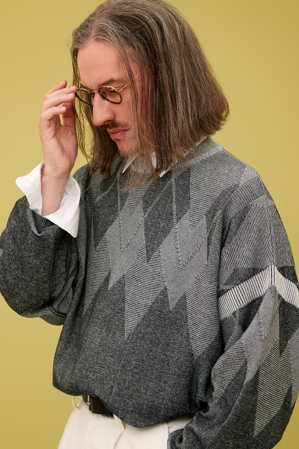 YASHIKI - 【ラスト1点】【25SS】Seika Knit(MIX GRAY) | Salty