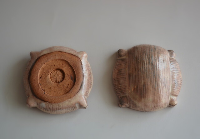 香合 萩の絵 茶道具 時代物 【公式通販】