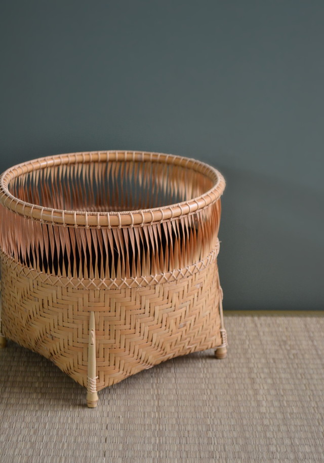 Antique Sam's Collection清風籠 炭斗 風炉 茶道具 籠