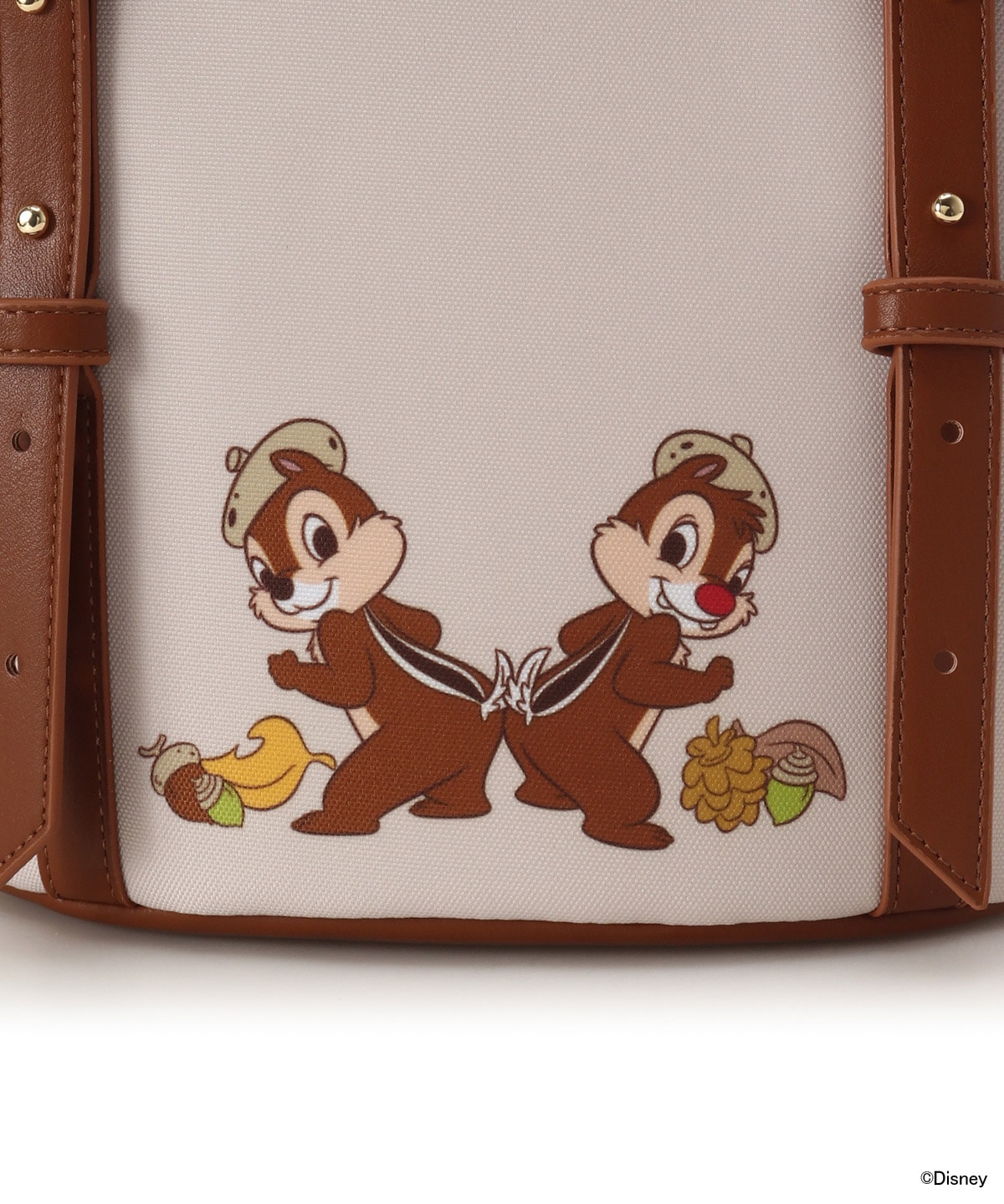 チップ」＆「デール」コレクション ハンドバッグ(FREE ブラウン