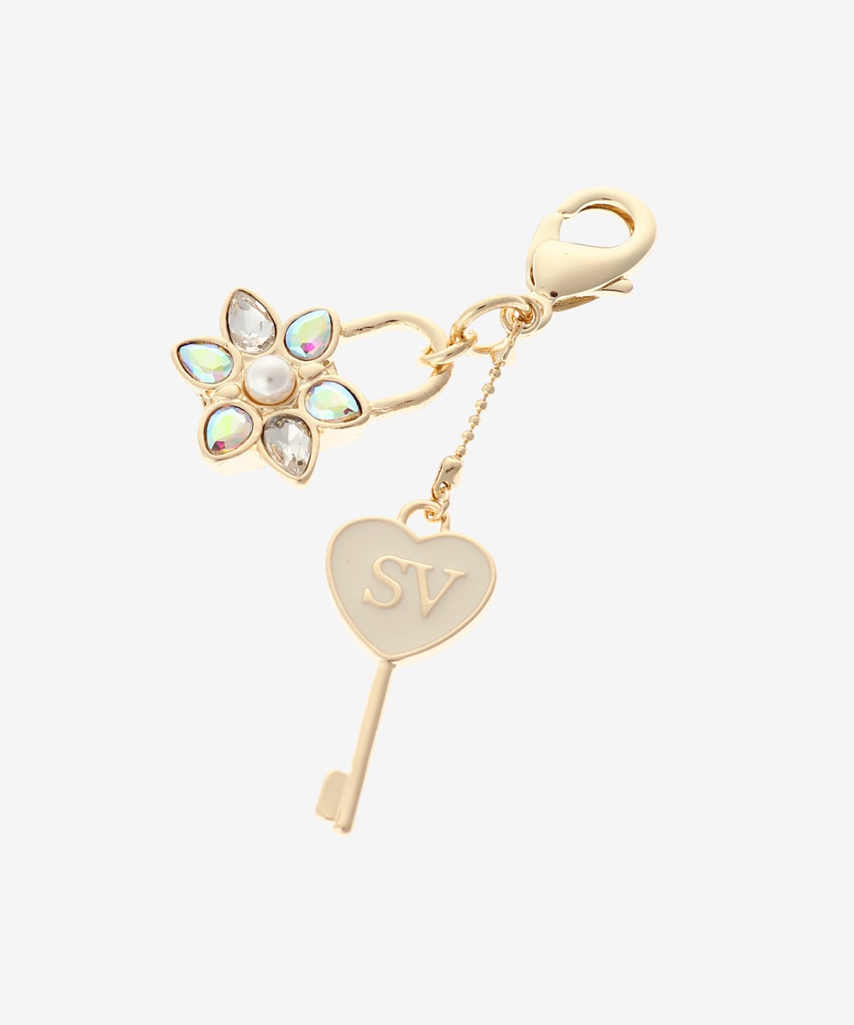 パドロックハートキーチャーム(FREE オフホワイト): SAMANTHAVEGA