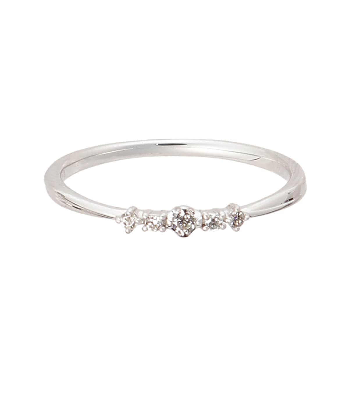 K10 WG ダイヤモンド リング(7号 K10 ホワイト): Samantha Tiara