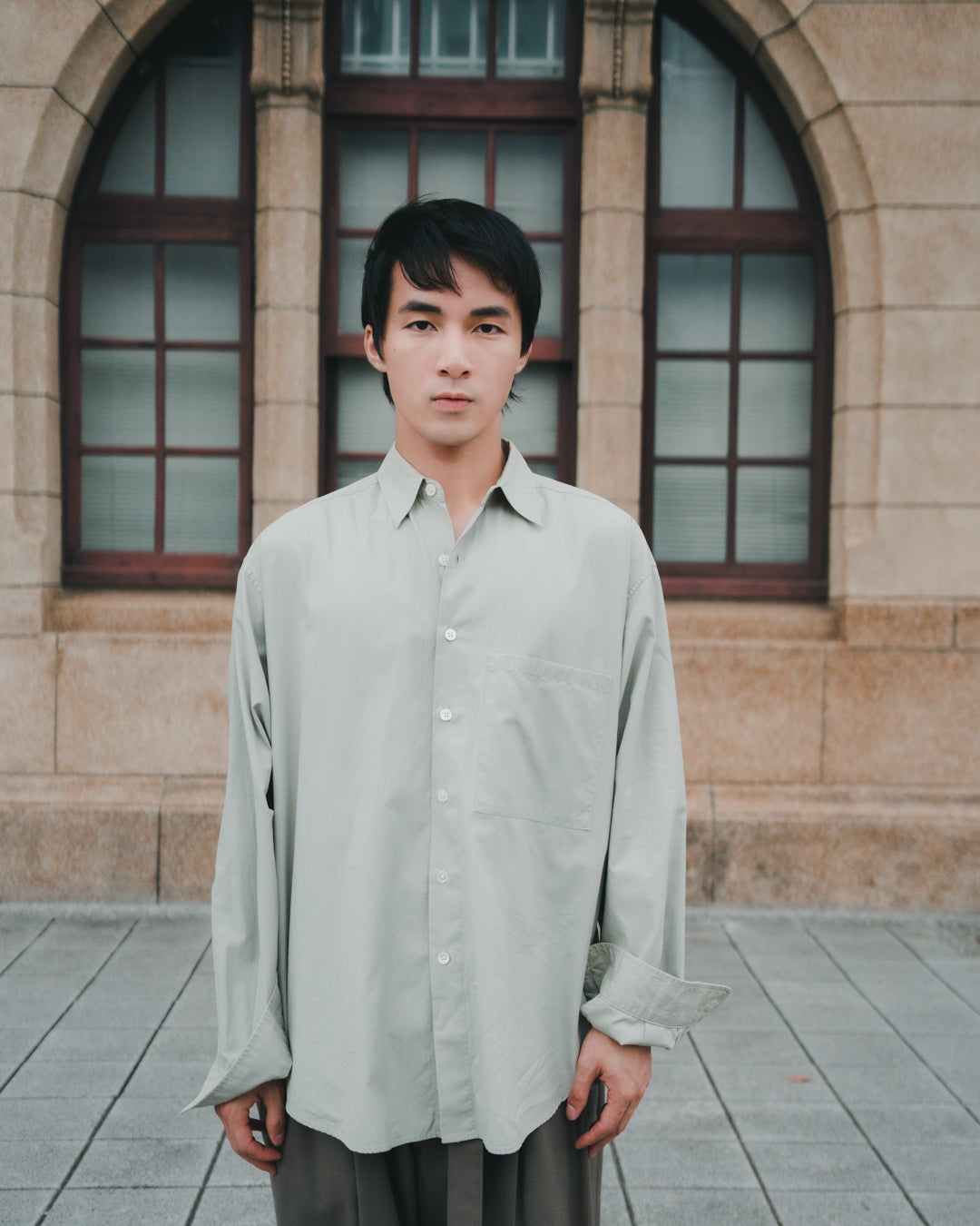 Washed Finx Twill Big Shirts – SAMBASHI