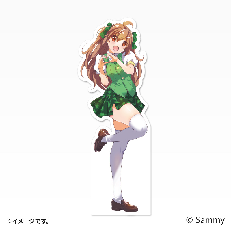 キャラクター等身大パネル（みどりちゃん）