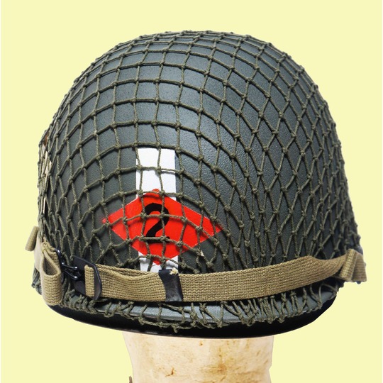 WW2 米軍・M-1ヘルメット/第2レンジャー大隊(プラ製シェル/プラ製