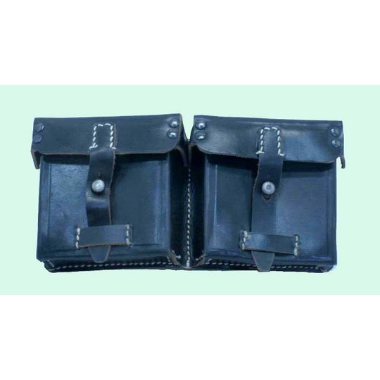 G-43セミオートライフル・マガジンポーチ 黒革 商品詳細｜サムズ