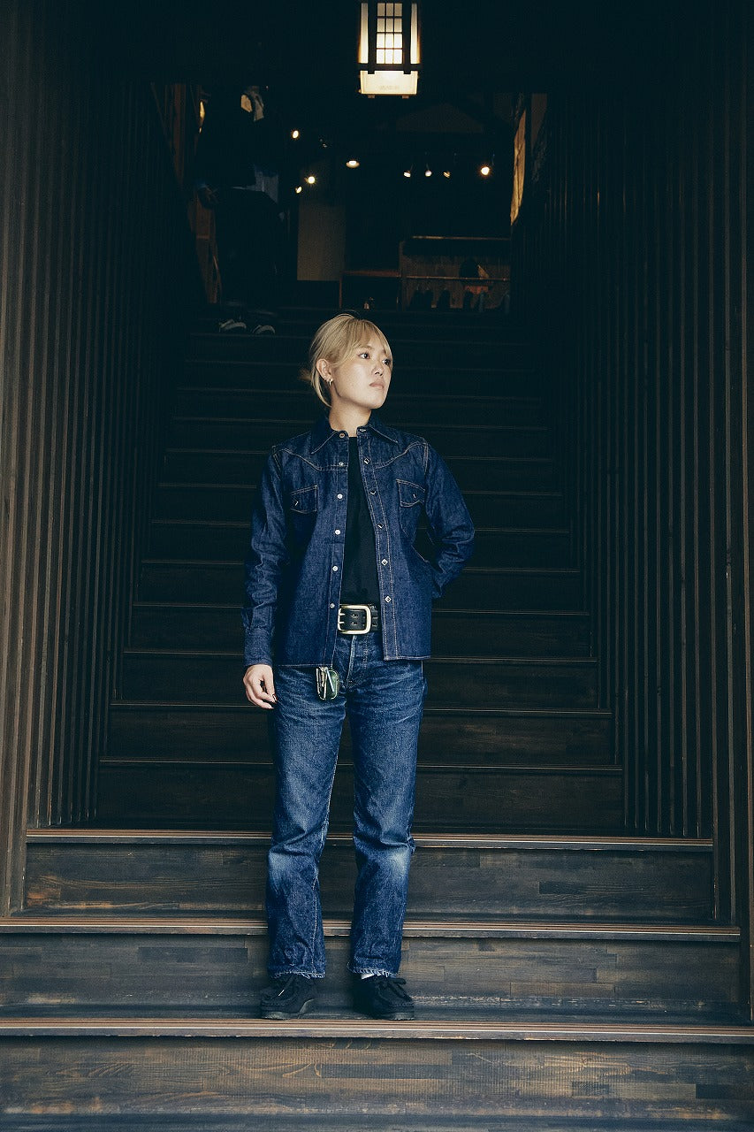 SWD-L02 デニムウエスタンシャツ – SAMURAI JEANS ONLINE STORE