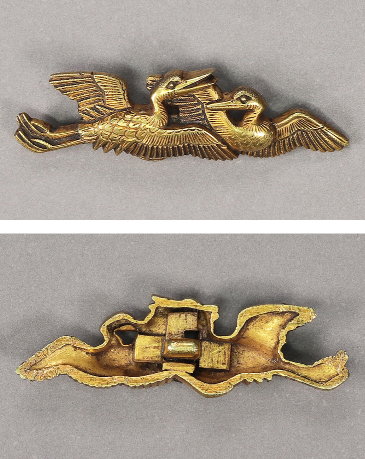 目貫：二羽鶴図 Menuki:Niwa Tsuru Zu