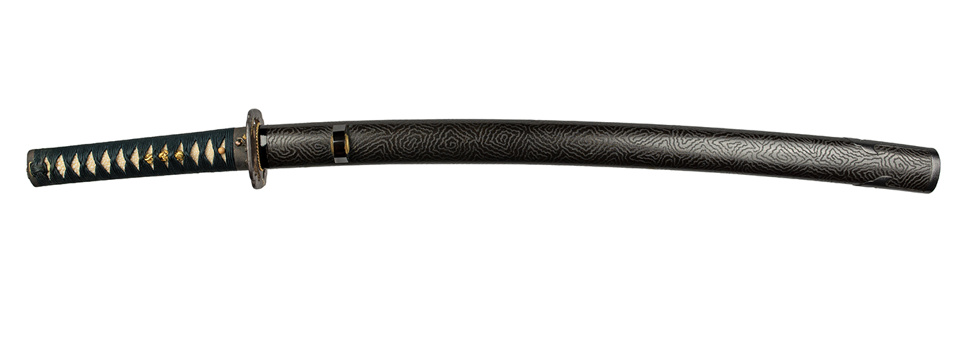 Nobutaka 8th generation wakizashi with koshirae and NBTHK