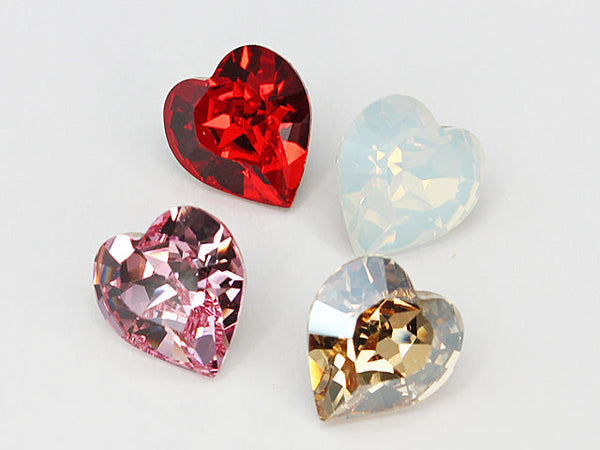 スワロフスキー #4884 ファンシーストーン ハート シャム-#4884 4