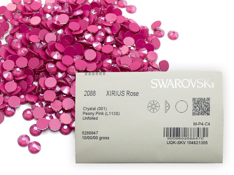 スワロフスキー クリスタルピオニーピンク-#2088 4-ラインストーン