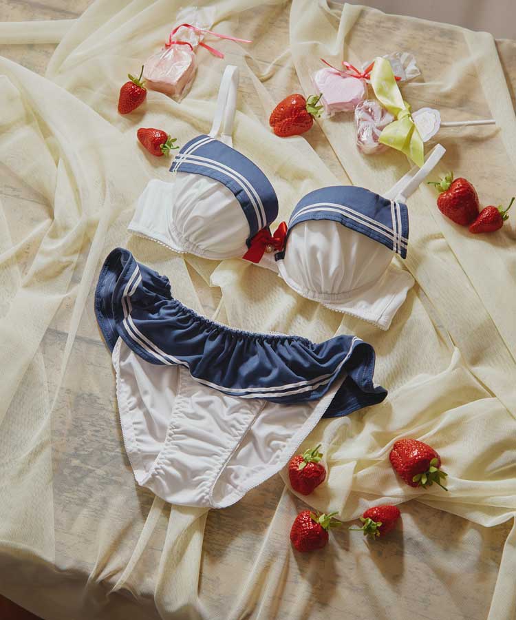 northerly】 セーラーブラジャー＆ショーツセット ｜San-ai Resort