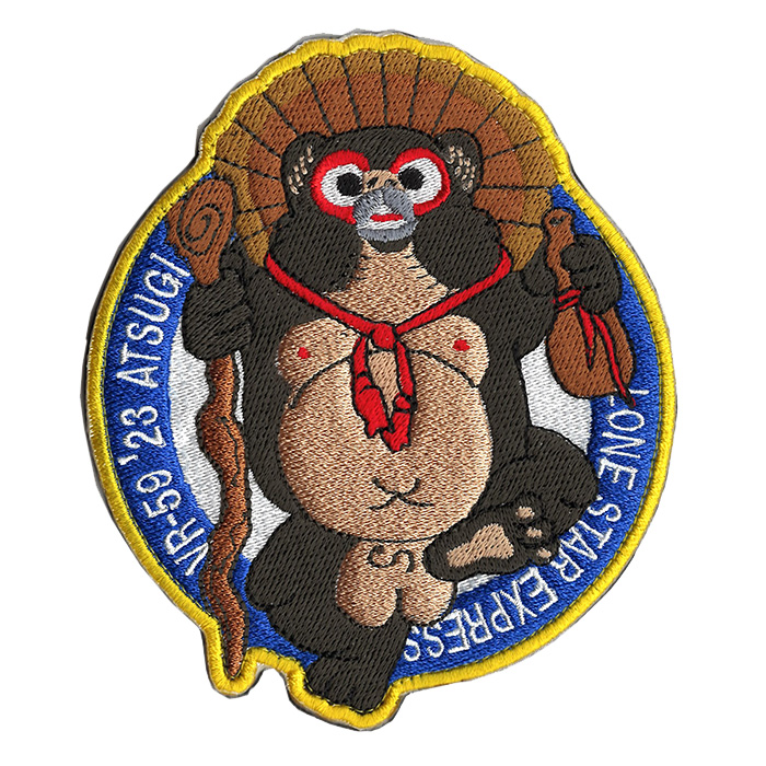 U.S.NAVY 厚木航空基地 VR-59' 23 ATSUGI 「TANUKI」LONE STAR EXPRESS