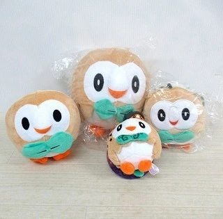ポケモンセンターのモクローぬいぐるみやマスコットメインにグッズなど