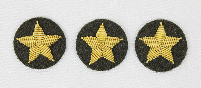 S＆Graf / 【3263】IJ. 陸軍三式用袖星章[1ケ]