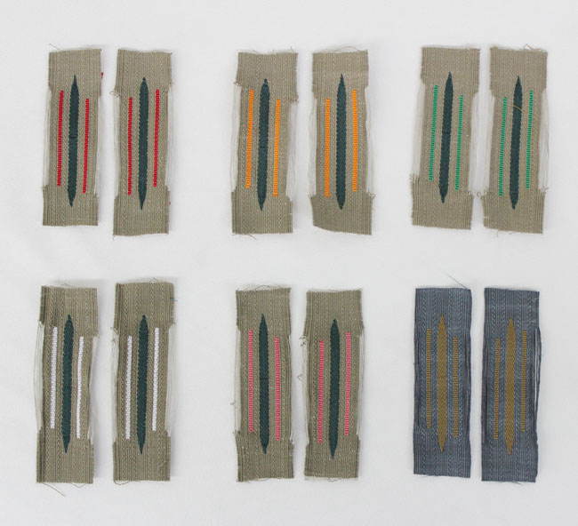 S＆Graf / 【3139】NS. 陸軍 兵科色入り兵用襟章[未組立品]