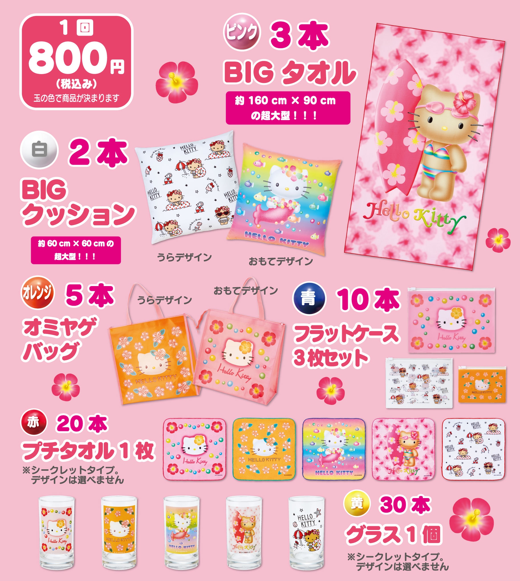 7/13（土）～「くるっとまわしてハローキティサマーチャレンジ！」を