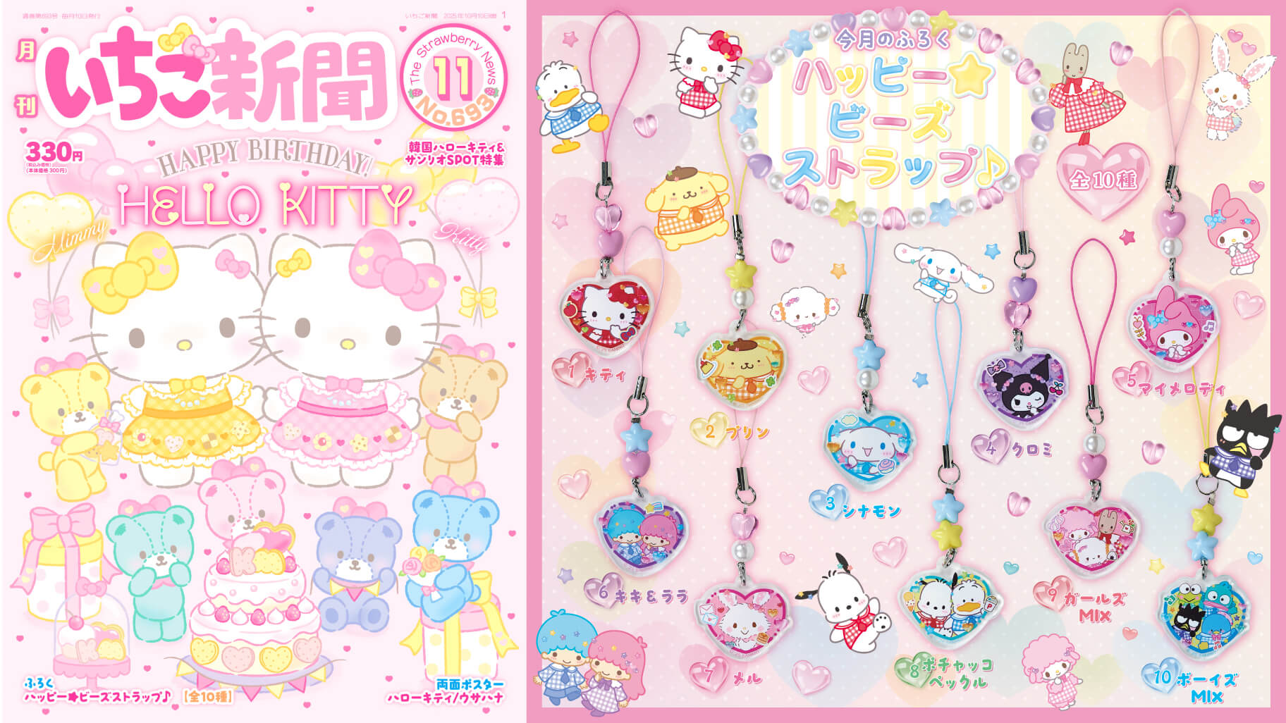 いちご新聞11月号 ｜サンリオ