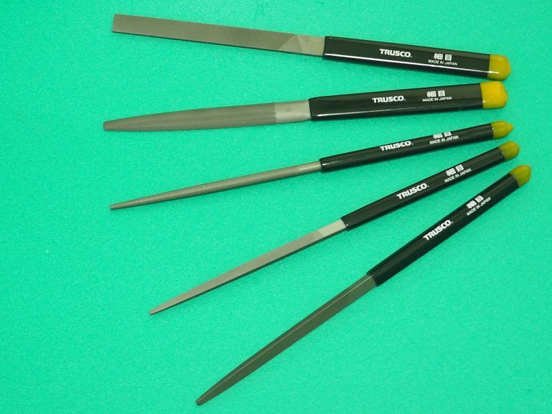 TRUSCO 組ヤスリセット 細目 全長215 5本組 TST005-03 [151-4784