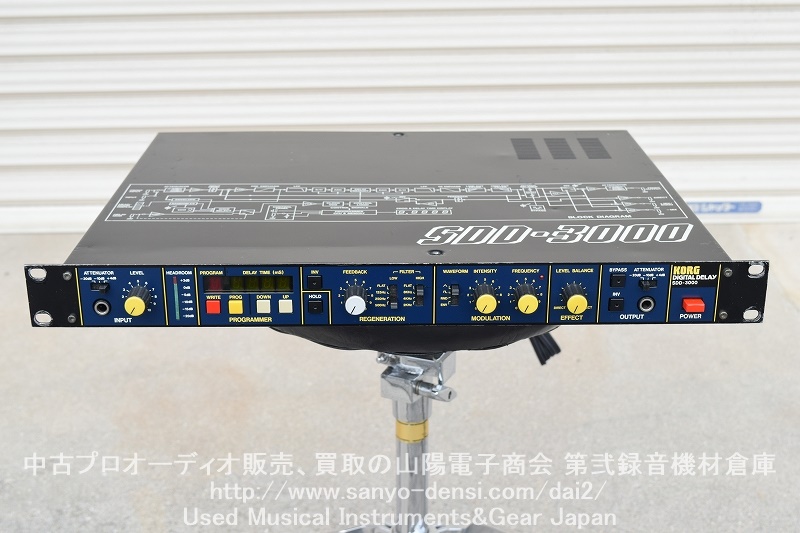 在庫あり！ KORG SDD-3000 80年代 デジタルリバーブ 山陽電子商会 第弐