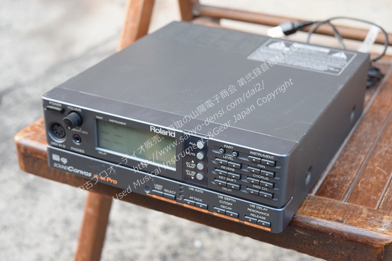 中古 ROLAND ローランド SC-88PRO MIDI音源】山陽電子商会 第弐録音