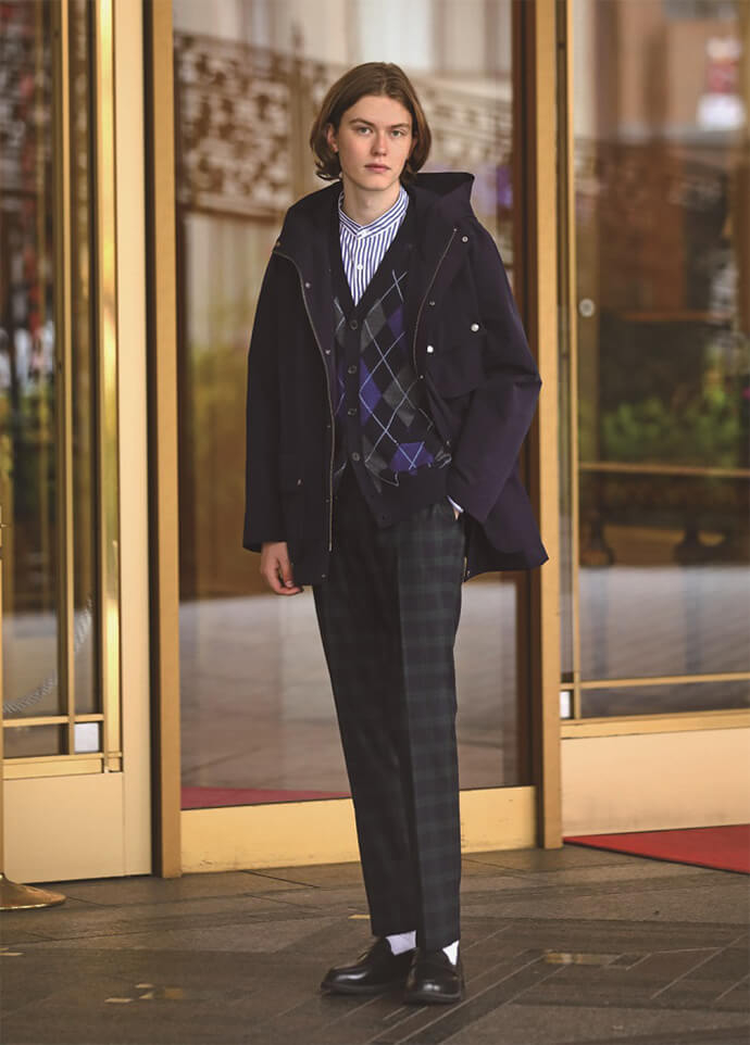 MACKINTOSH PHILOSOPHY」主力商材の「トロッタージャケット」で環境