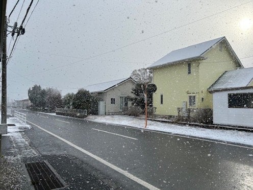 鹿児島に雪｜お知らせ｜株式会社 SANYU／住宅地盤の調査から地盤改良