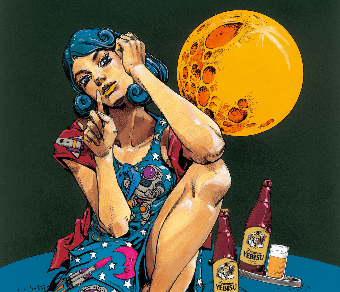 ヱビス×荒木飛呂彦コラボレーション第2弾サイト | 商品情報 | YEBISU