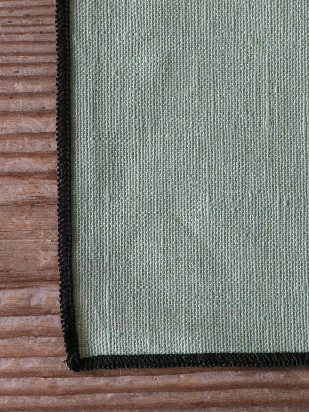 Haomy ハオミー リネンプレースマットBorgoミント35x48cm ランチョン