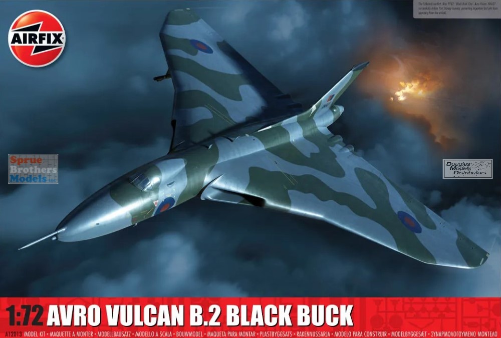 AFX12013 1:72 Airfix Avro Vulcan B.2 'Black Buck' - Sprue Brothers