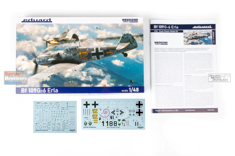 EDU84201 1:48 Eduard Weekend Edition - Bf109G-6 Erla - Sprue